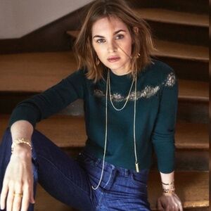 Sezane Cashmere Sweater Small (XS, read description)
